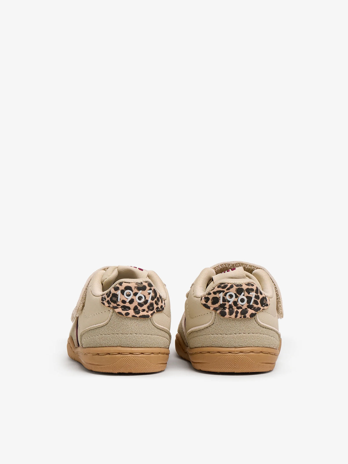 Sapatilhas Barefoot MTNG Free Baby – Bege/Leopardo