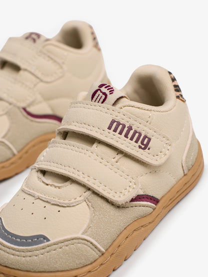 Sapatilhas Barefoot MTNG Free Baby – Bege/Leopardo