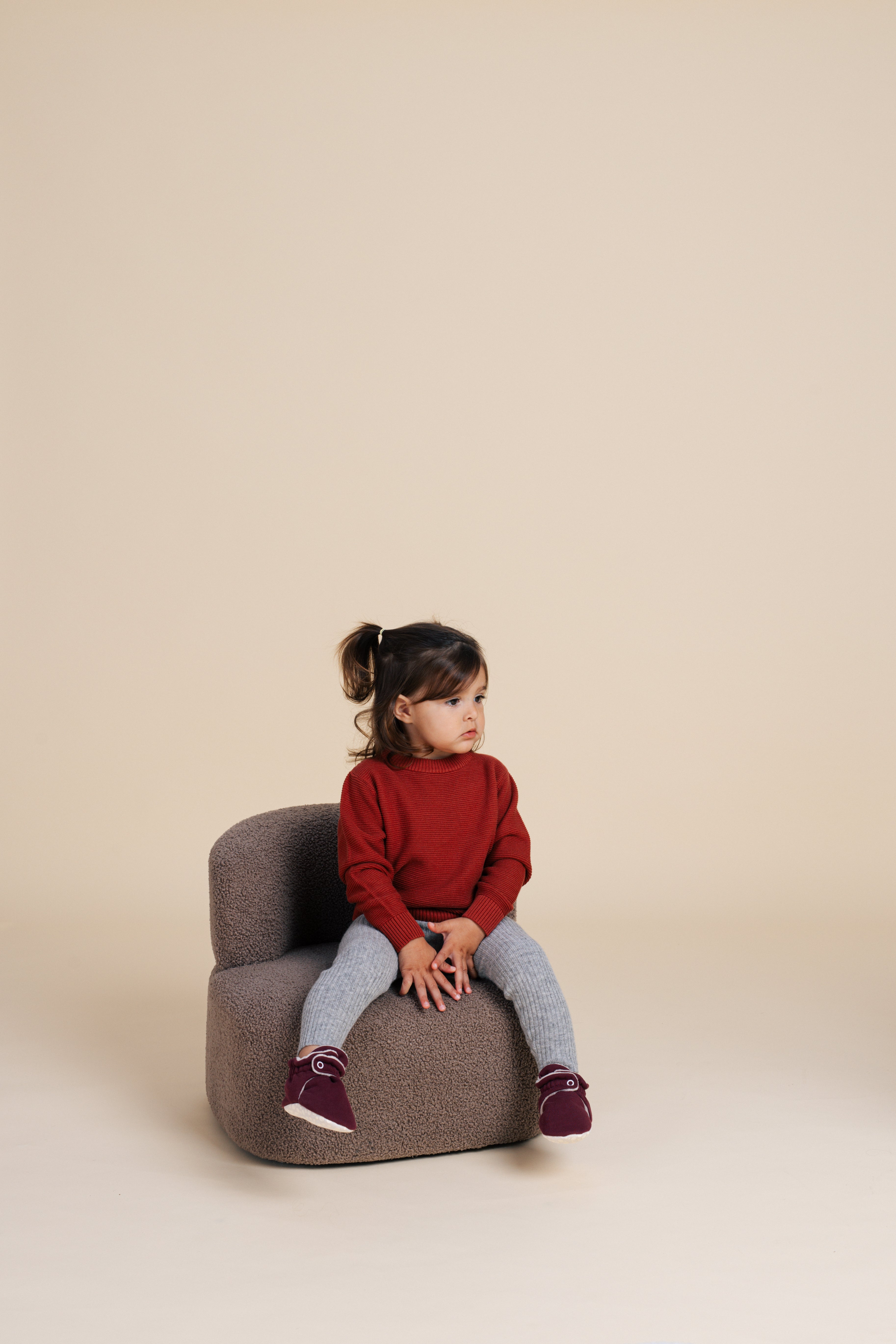 Baby Booties Mid Season, Zás Trás - Bordô