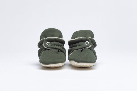 Baby Booties Fluffy (VERDE)