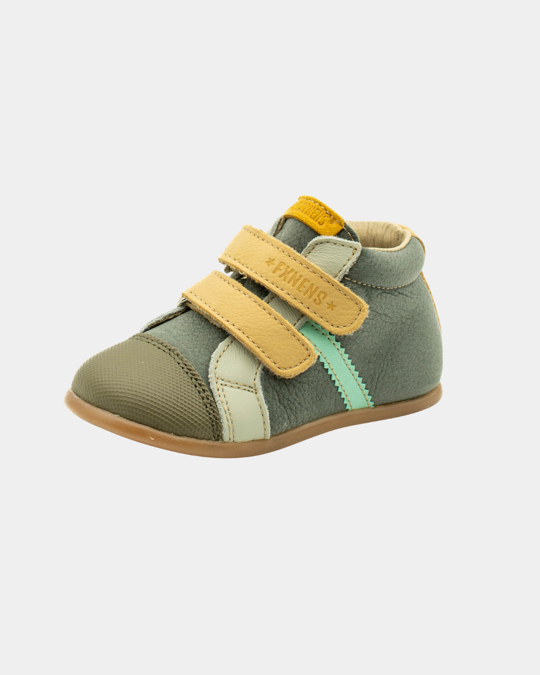 Botins Barefoot Flexi Nens Hilda - Verde/Amarelo
