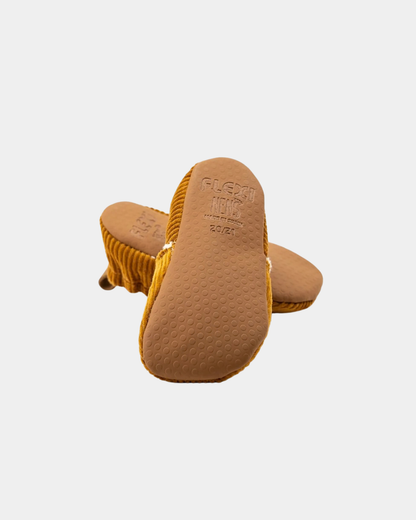 Pantufas Barefoot Flexi Nens Firenze - Mostaza/Tierra