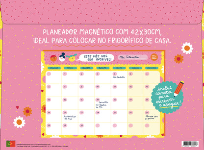 Planeador Mensal Magnético - Happy Colors