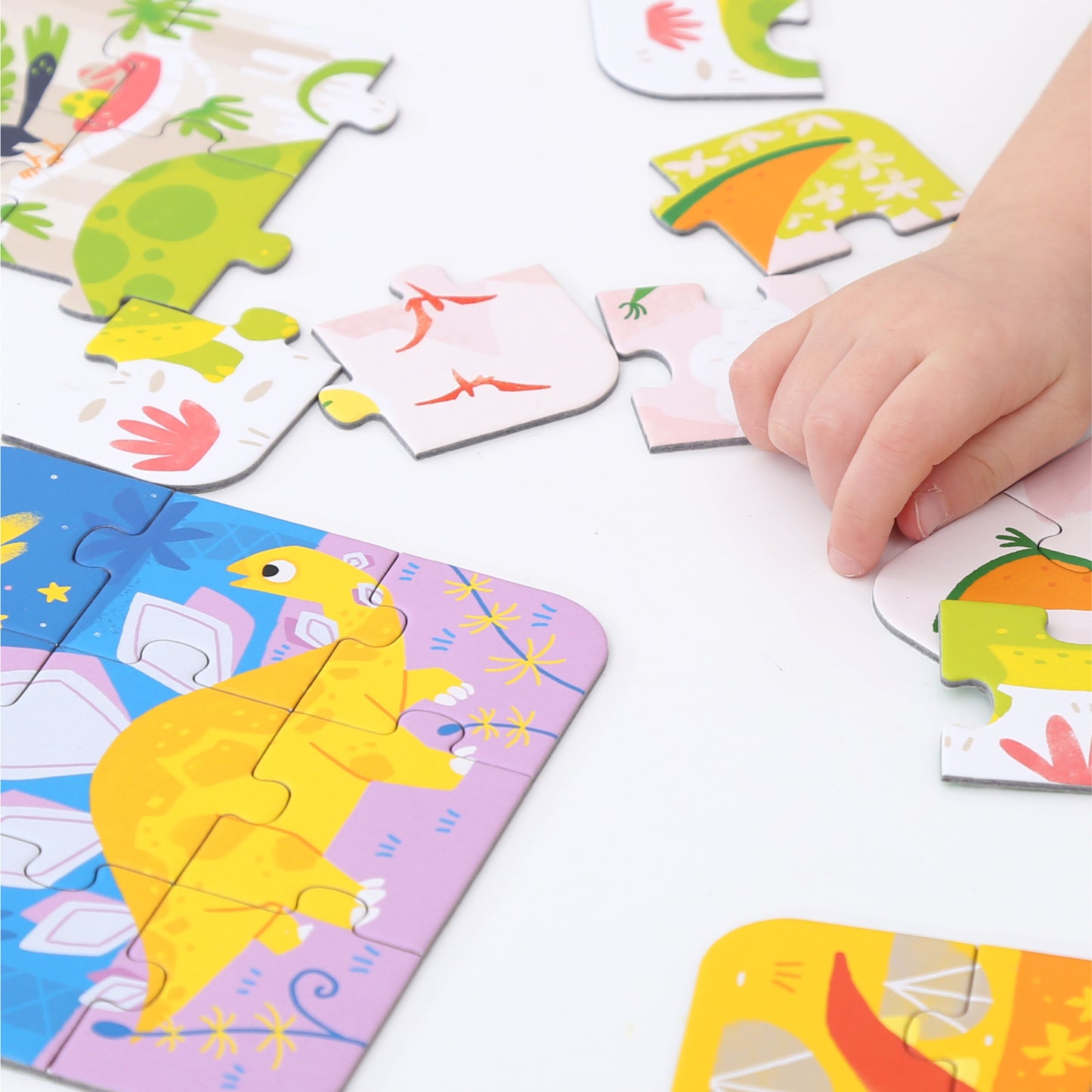 On‑the‑Go Puzzles – Dinossauros + 3 anos (Banana Panda)