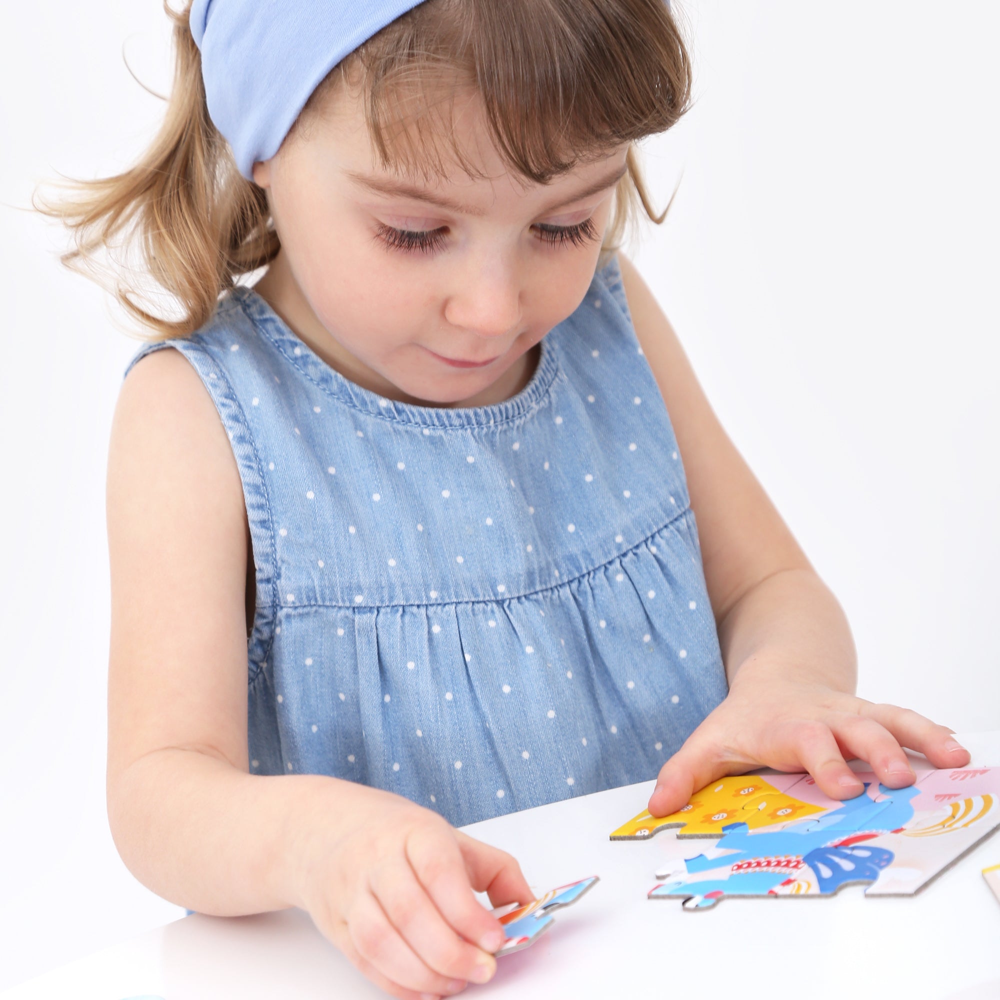 On‑the‑Go Puzzles – Póneis + 3 anos (Banana Panda)