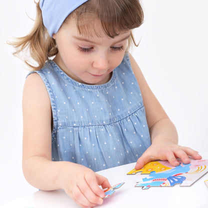 On‑the‑Go Puzzles – Póneis + 3 anos (Banana Panda)