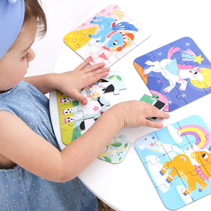 On‑the‑Go Puzzles – Póneis + 3 anos (Banana Panda)