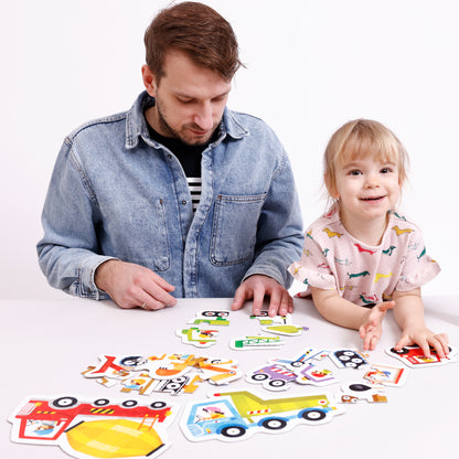 Progressive Puzzles – Veículos + 2 anos (Banana Panda)