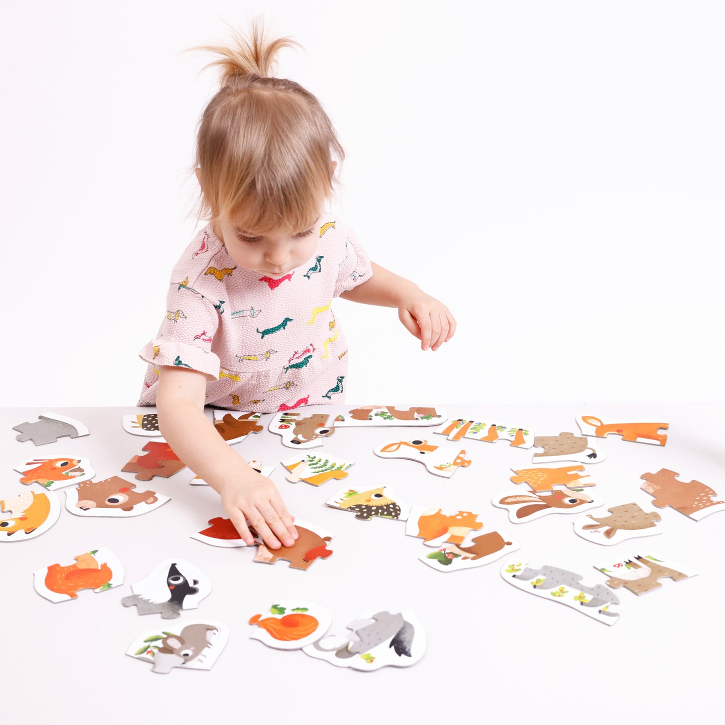 Progressive Puzzles – Animais da Floresta  + 2 anos (Banana Panda)