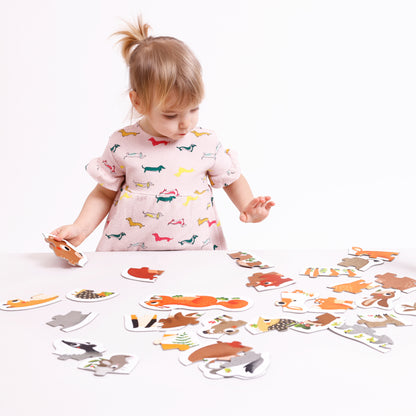 Progressive Puzzles – Animais da Floresta  + 2 anos (Banana Panda)