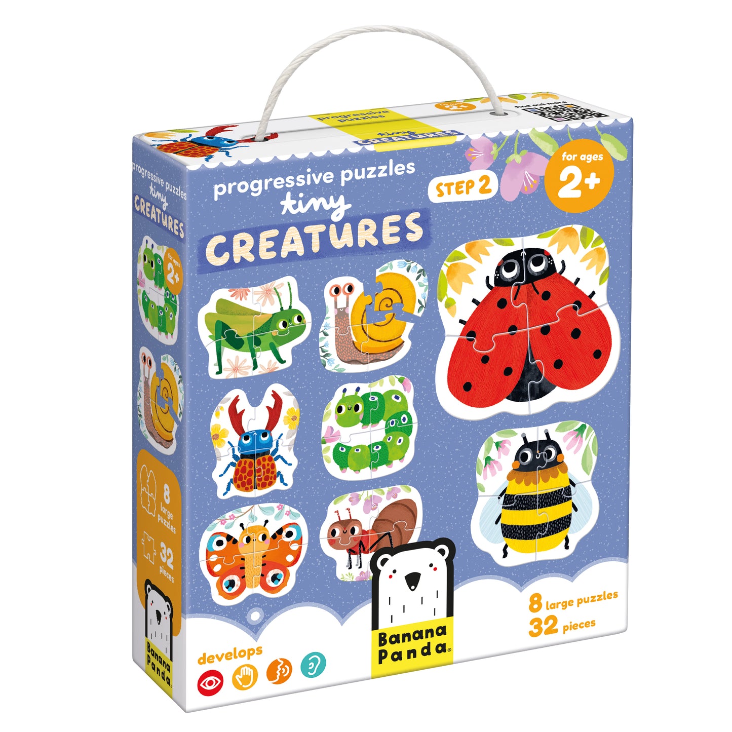 Progressive Puzzles – Pequenas Criaturas + 2 anos (Banana Panda)