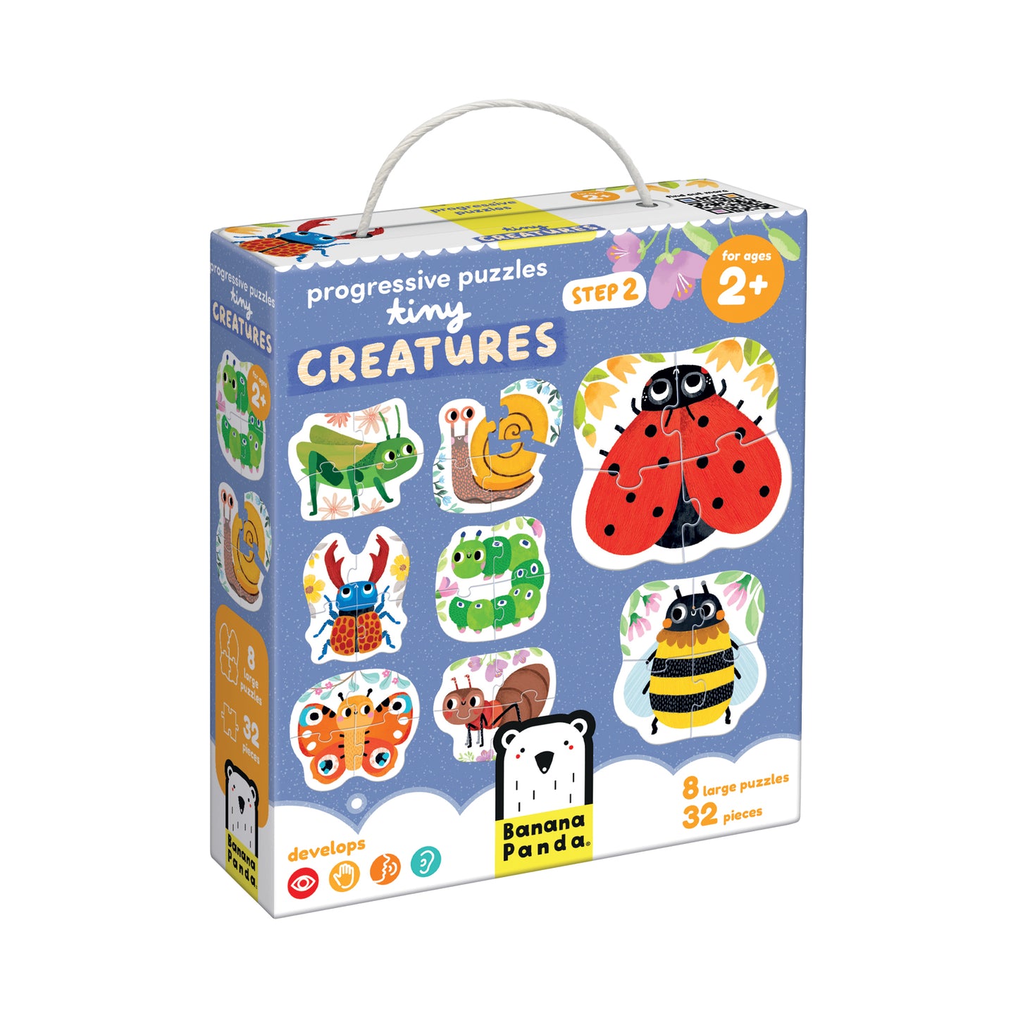 Progressive Puzzles – Pequenas Criaturas + 2 anos (Banana Panda)