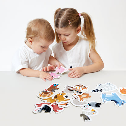 Progressive Puzzles – Animais da Quinta + 2 anos (Banana Panda)