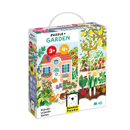 Puzzle Garden + 3 anos (Banana Panda)