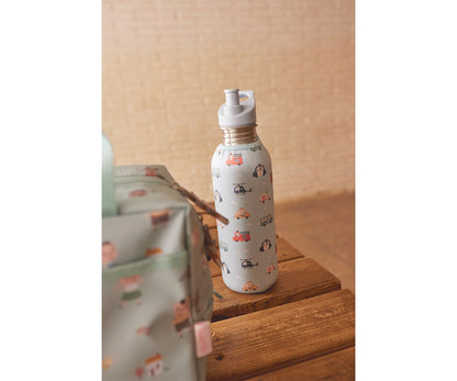 Garrafa de Aço Inoxidável City Cars 750 ml para Crianças