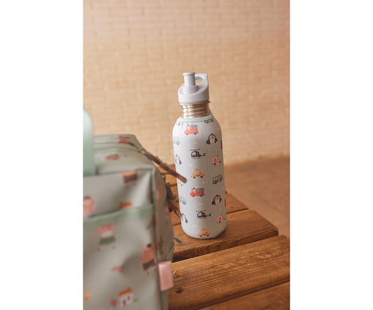 Garrafa de Aço Inoxidável City Cars 750 ml para Crianças