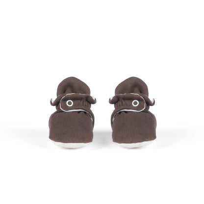 Pantufas para Bebé Zás Trás Mid Season - Chocolate Tiramisu