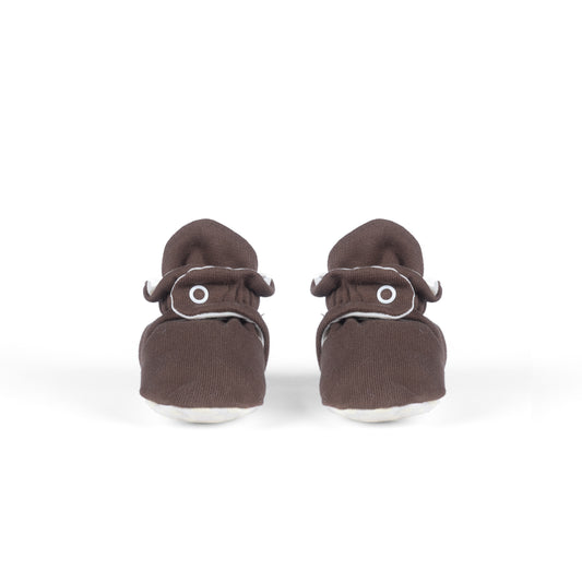 Pantufas para Bebé Zás Trás Mid Season - Chocolate Tiramisu
