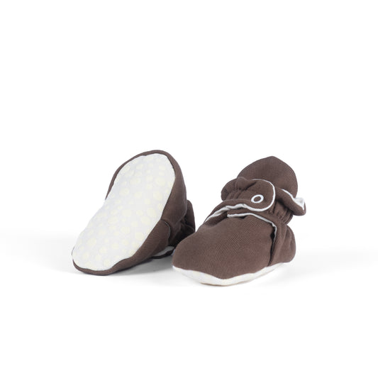Pantufas para Bebé Zás Trás Mid Season - Chocolate Tiramisu