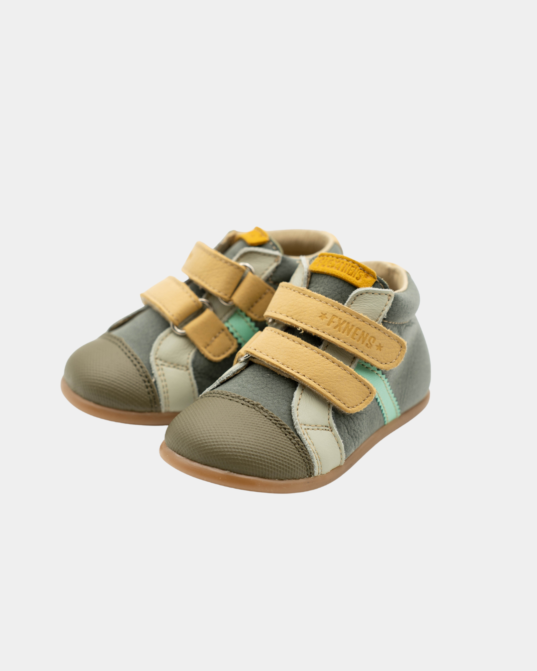 Botins Barefoot Flexi Nens Hilda - Verde/Amarelo