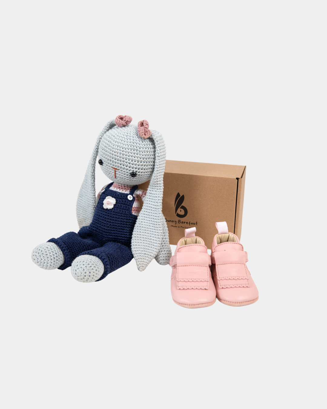 Sapatinhos Barefoot Bunny Girafinha - Rosa