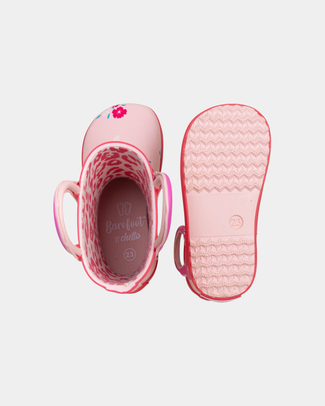 Galochas Barefoot da Chetto - Flamingo Rosa