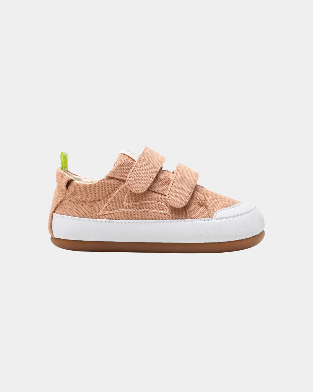 Sapatilhas Barefoot Tip Toey Joey Bossy Green - Lona Rosa