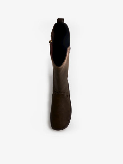Botas Altas Barefoot de Mulher MTNG Free Alask - Castanho