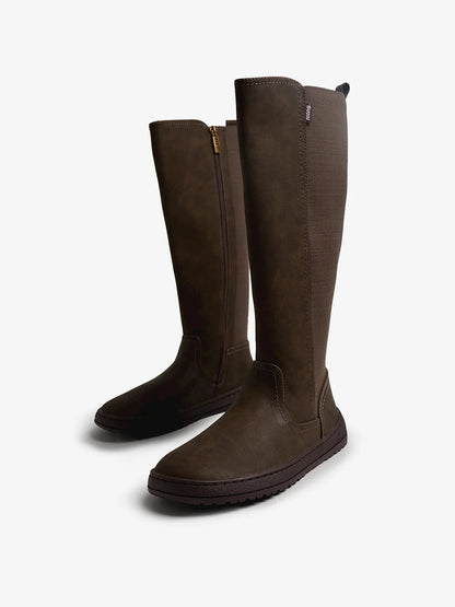 Botas Altas Barefoot de Mulher MTNG Free Alask - Castanho