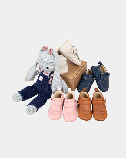 Sapatinhos Barefoot Bunny Girafinha - Rosa