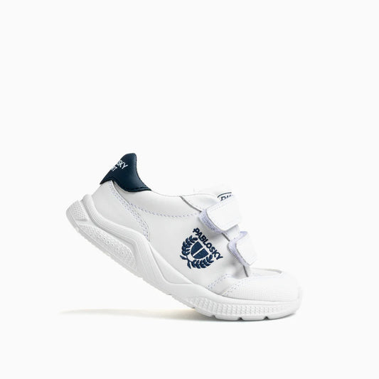 Sapatilhas Barefoot Pablosky Saturn – Branco/Azul