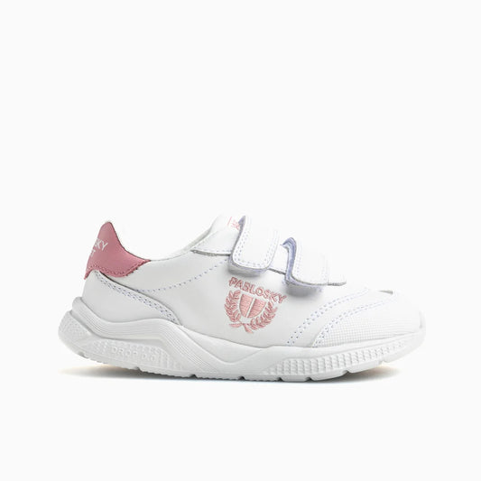 Sapatilhas Barefoot Pablosky Saturn – Branco/Rosa