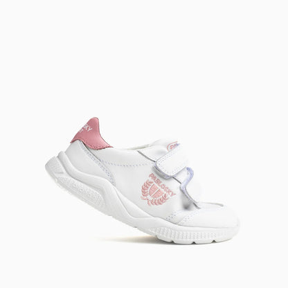 Sapatilhas Barefoot Pablosky Saturn – Branco/Rosa