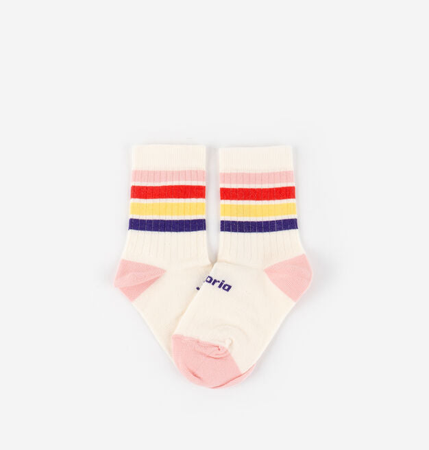 Meias Barefoot de Algodão para Criança - Rosa