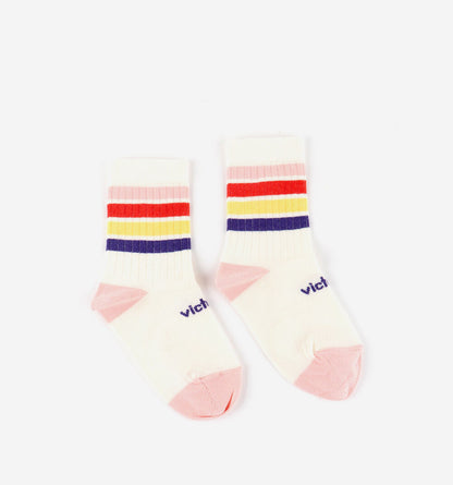 Meias Barefoot de Algodão para Criança - Rosa