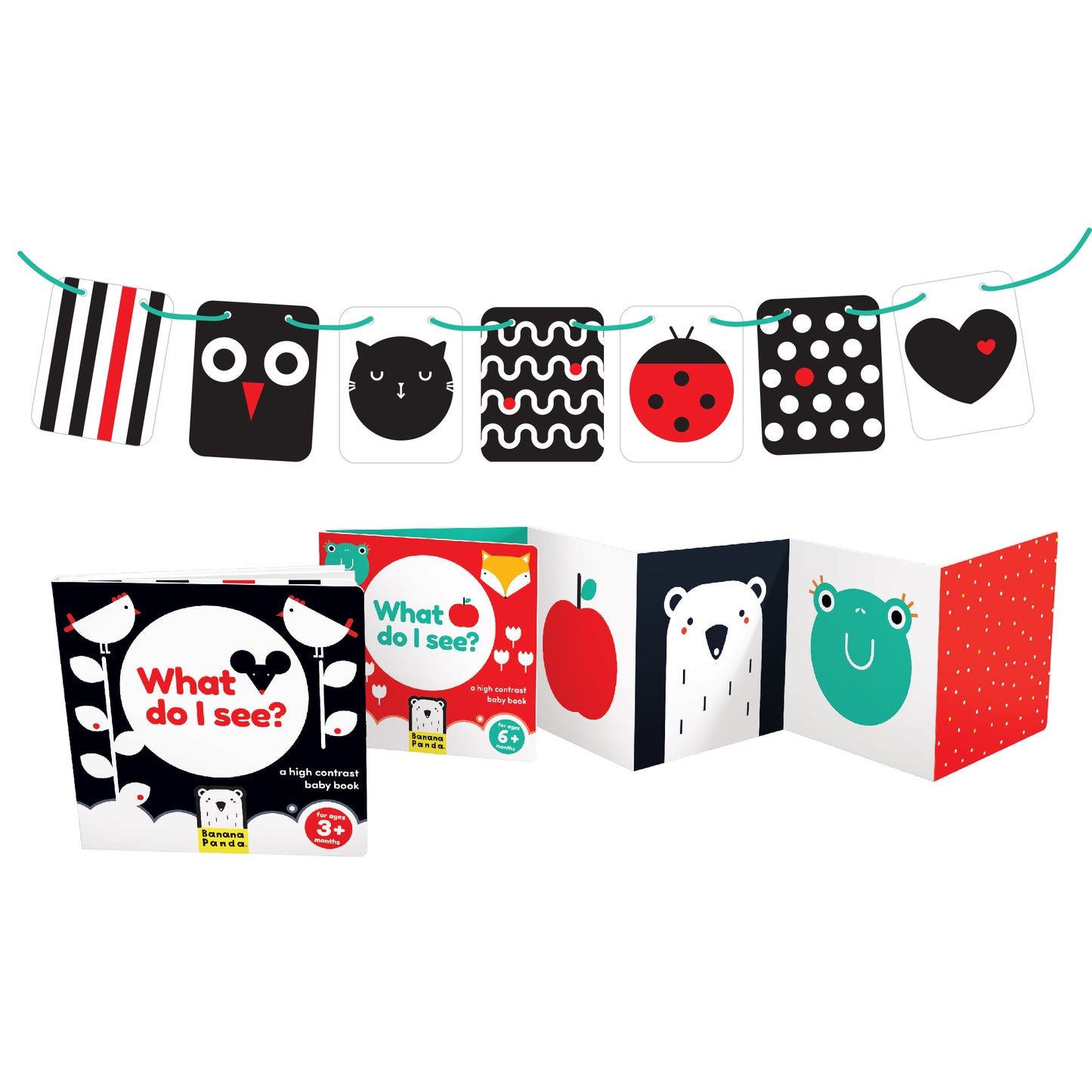High Contrast Baby Pack 0 a 6 meses (Banana Panda)