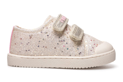 Sapatilhas Lona Glitter - Dourado