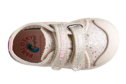 Sapatilhas Lona Glitter - Dourado