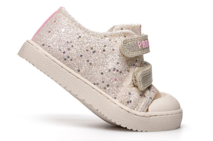 Sapatilhas Lona Glitter - Dourado