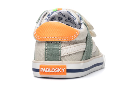 Sapatilhas Pablosky Barefoot Lona - Beige