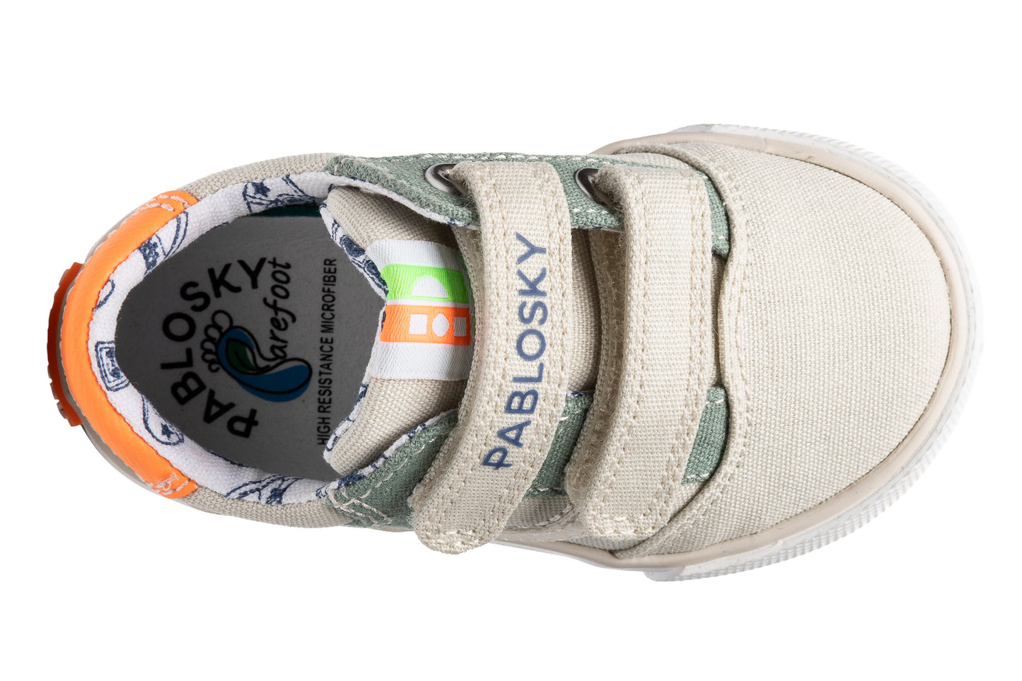 Sapatilhas Pablosky Barefoot Lona - Beige