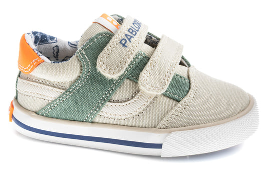 Sapatilhas Pablosky Barefoot Lona - Beige