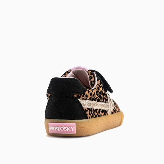Sapatilhas Júnior Barefoot Pablosky City – Leopardo