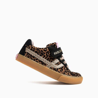 Sapatilhas Júnior Barefoot Pablosky City – Leopardo