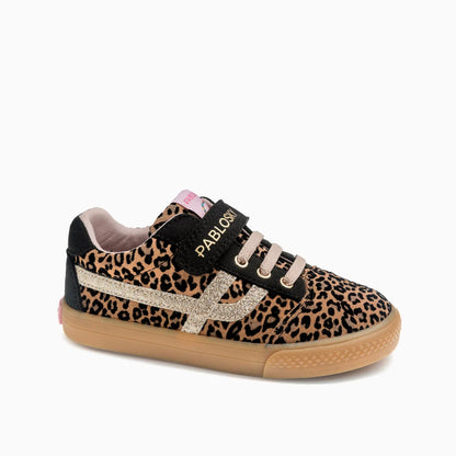 Sapatilhas Júnior Barefoot Pablosky City – Leopardo