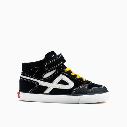 Sapatilhas Barefoot Pablosky City - Preto/Amarelo