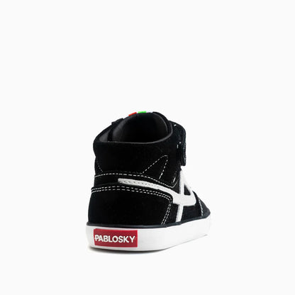 Sapatilhas Barefoot Pablosky City - Preto/Amarelo