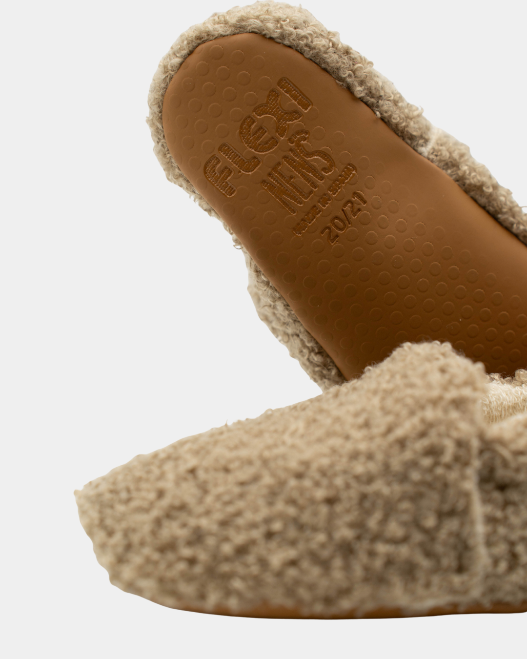 Pantufas Flexi Nens - Creme