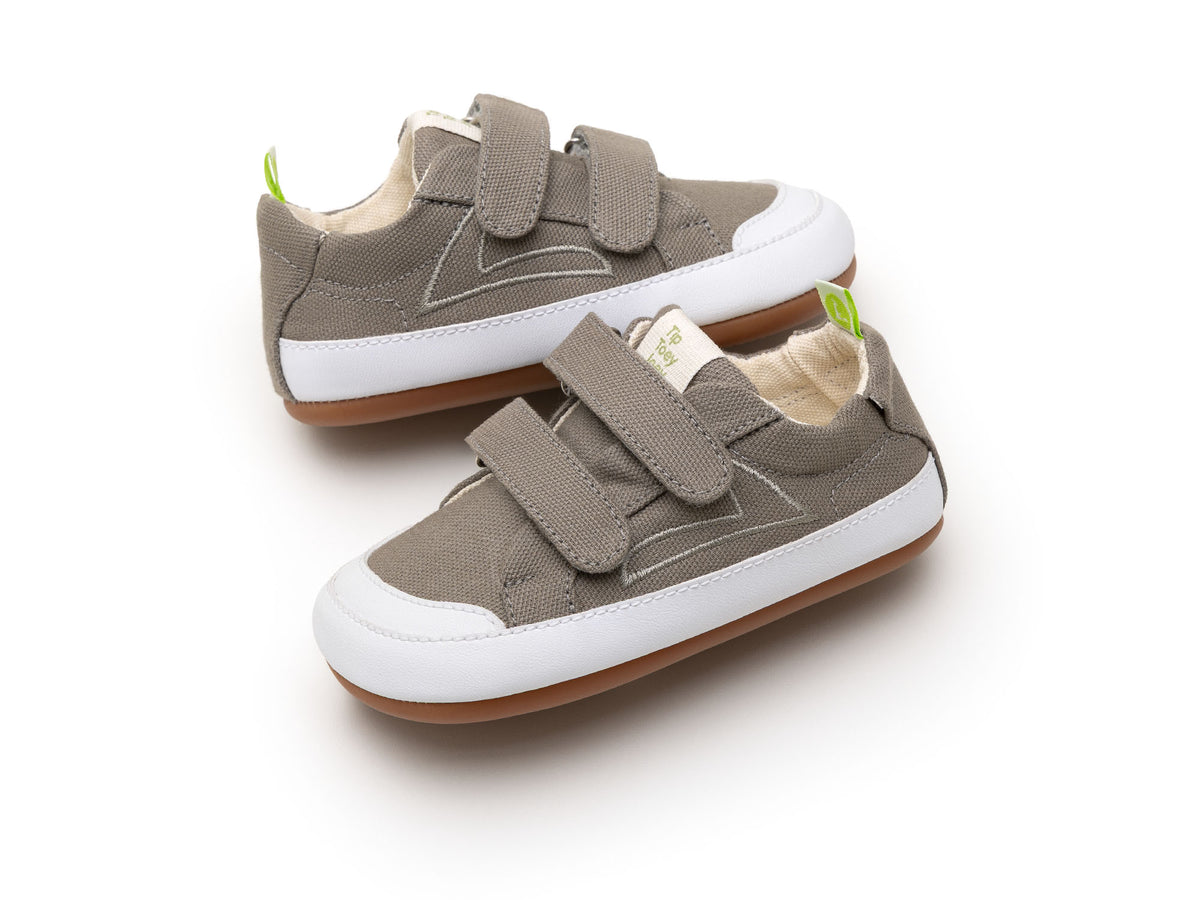 EM BREVE: Sapatilhas Barefoot Tip Toey Joey Bossy Green - Lona Canyon