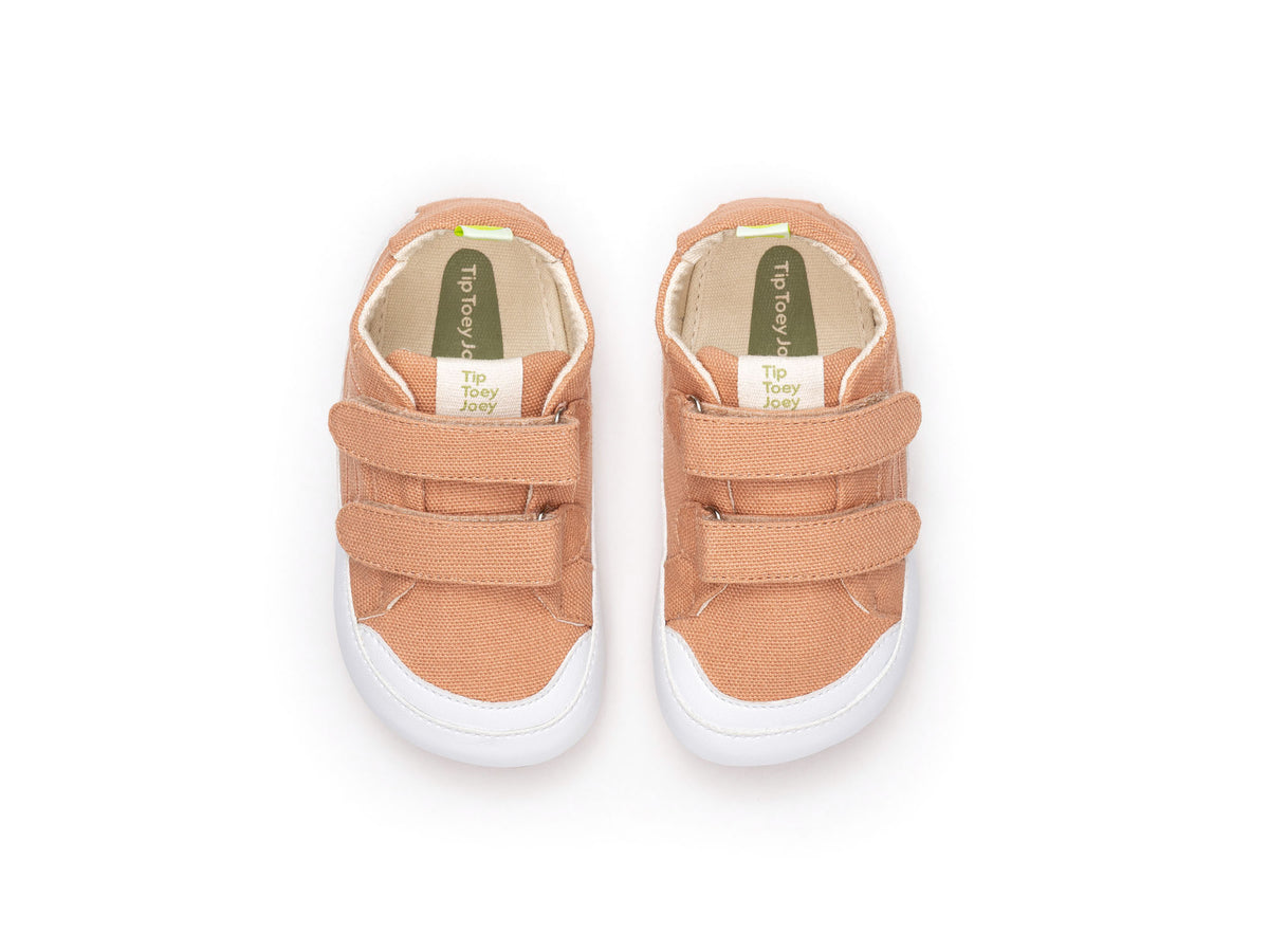 EM BREVE: Sapatilhas Barefoot Tip Toey Joey Bossy Green - Lona Rosa